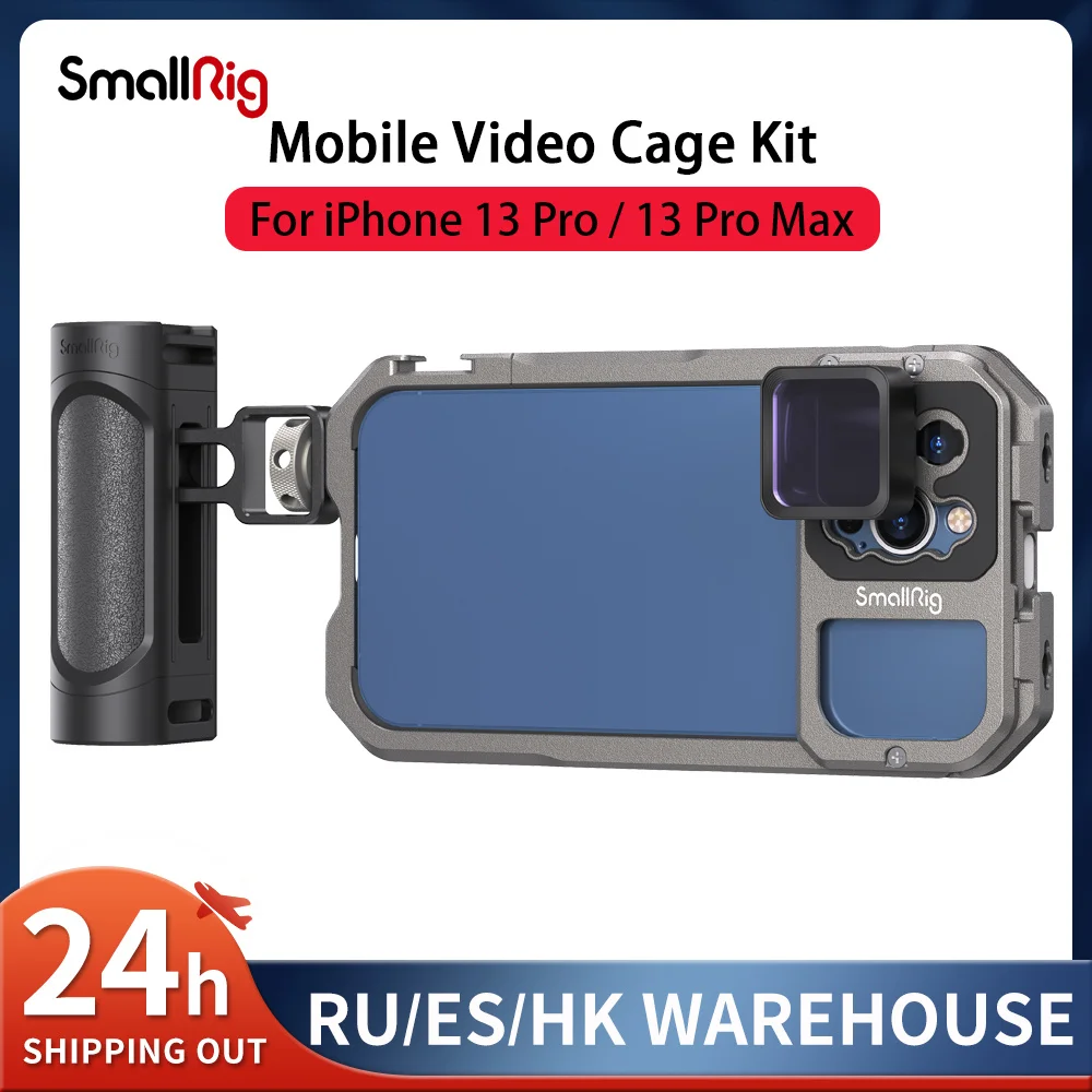 Крепление для крепления видеокамеры для мобильного телефона SmallRig для iPhone 13 Pro / pro Max, совместимое с объективами с резьбой M-mount 17 мм 3561 Изображение 0