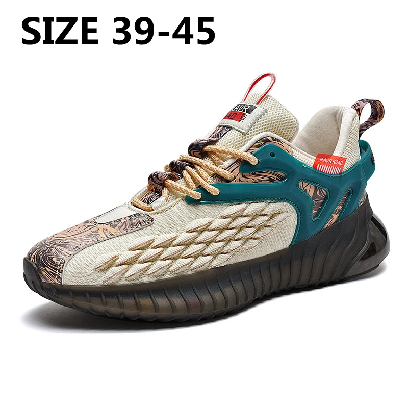 Мужские кроссовки Xiaomi, Модные сетчатые дышащие повседневные кроссовки, мужская мягкая удобная уличная спортивная обувь на шнуровке, Размер 39-45 Изображение 0