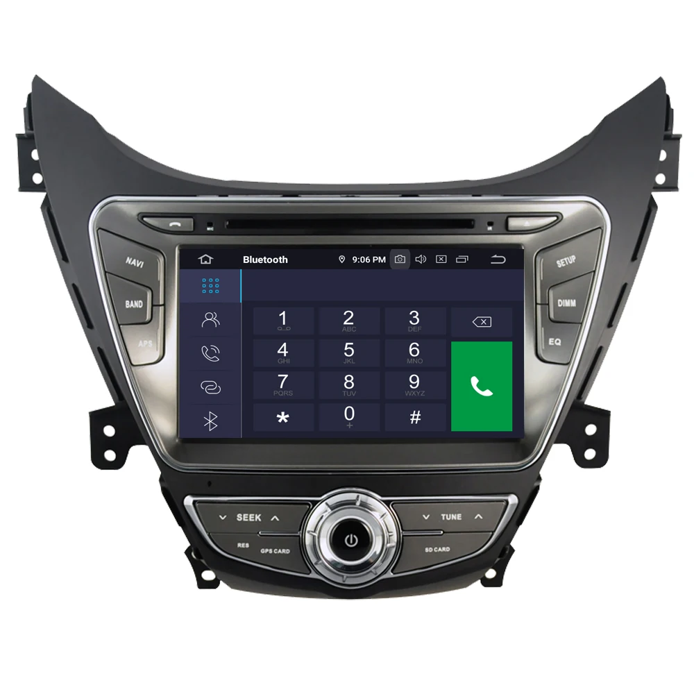 Автомобильное Радио Стерео Для Hyundai Elantra Avante i35 2010-2013 Android 10,0 Восьмиядерный Авторадио GPS Навигация Мультимедиа CarPlay Изображение 2