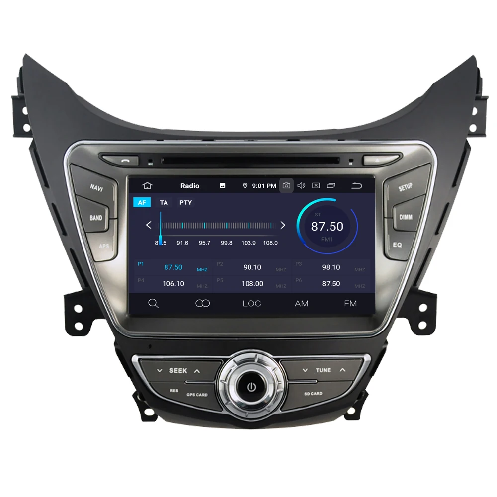 Автомобильное Радио Стерео Для Hyundai Elantra Avante i35 2010-2013 Android 10,0 Восьмиядерный Авторадио GPS Навигация Мультимедиа CarPlay Изображение 3