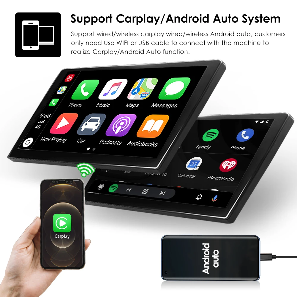 Автомобильное Радио Стерео Для Hyundai Elantra Avante i35 2010-2013 Android 10,0 Восьмиядерный Авторадио GPS Навигация Мультимедиа CarPlay Изображение 5