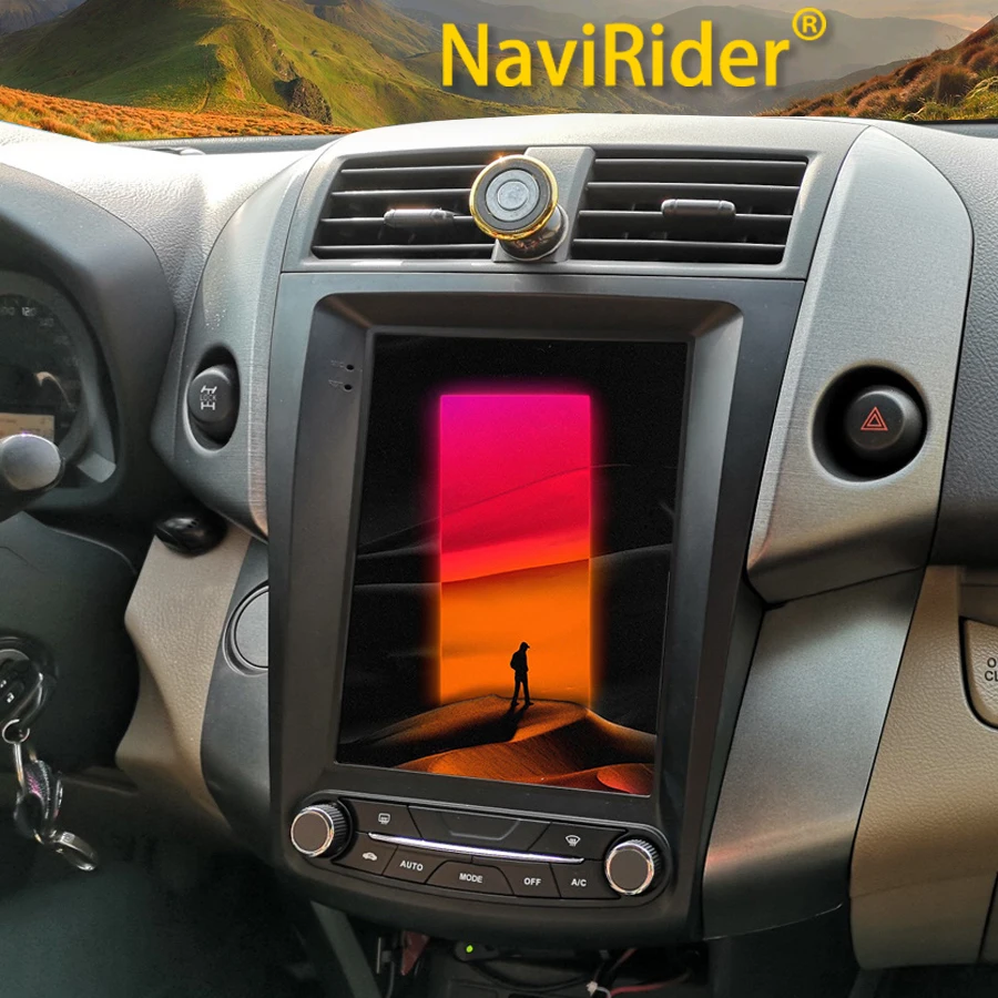 Автомагнитола 256 ГБ с экраном Android Carplay для Toyota RAV4 Rav 4 2005-2013 Мультимедийный видеоплеер Навигация GPS 4G DSP головное устройство Изображение 0