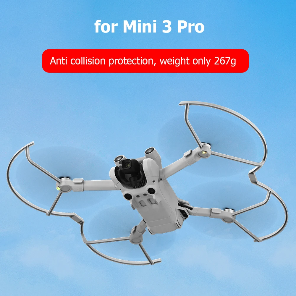 Комплект защитной клетки для пропеллера, лопасти дрона, реквизит для крыльев, вентилятор, защитный бампер, аксессуары для DJI Mini 3 Pro Изображение 0
