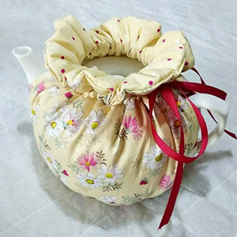 Tea Cozy Винтажная удобная ткань с цветочным принтом Tea Cosy для чайника Изображение 1