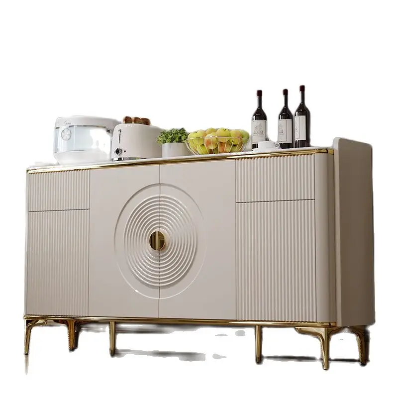Легкий роскошный сервант из каменной плиты, винный шкаф, современный простой шкаф, домашний кухонный шкафчик, настенный шкафчик для чая в гостиной Изображение 5
