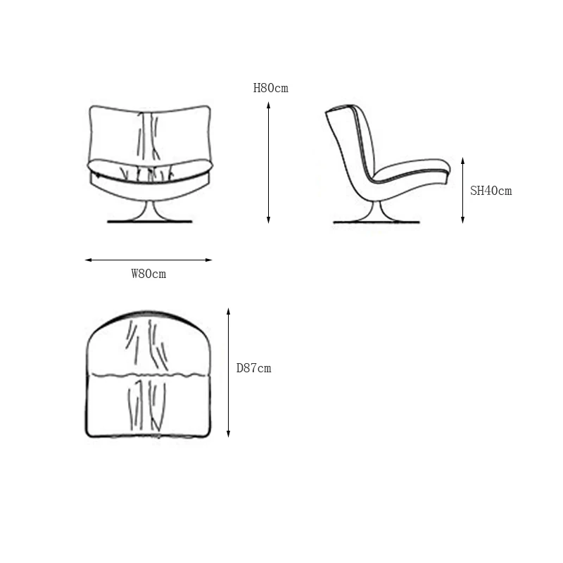 Изготовленное на заказ кресло Baxter Marilyn Nordic дизайнерское кресло Marilyn sofa с обивкой из стекловолокна кресло для отдыха Изображение 3