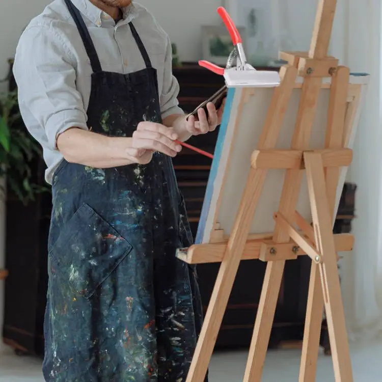 Инструмент для рисования холстом из сплава шириной 12 см, растягивающая пружинная ручка, Широкие плоскогубцы для обрамления картин, красный хвостовик, картина маслом Изображение 5