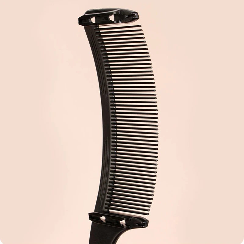 Профессиональная машинка для стрижки волос с изогнутым расположением, расческа для стрижки, парикмахерская расческа с плоским верхом, Антистатическая Салонная расческа для укладки, парикмахерская щетка Изображение 5