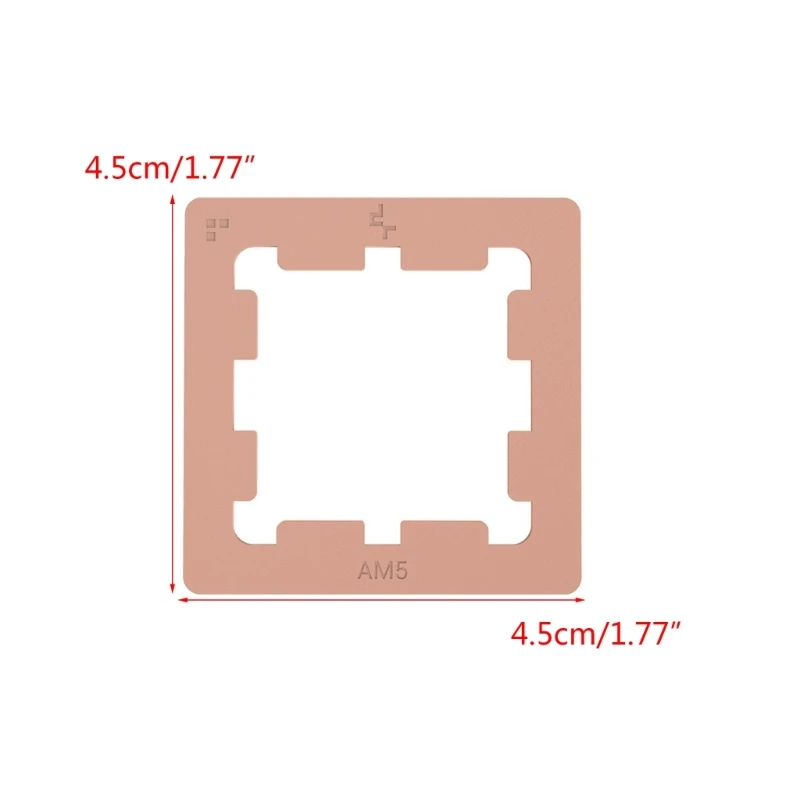 Полностью установленная медная пластина контактной рамки процессора AM5 для AMD 7950X, 7900X, 7700X, 7600X X6HA Изображение 5