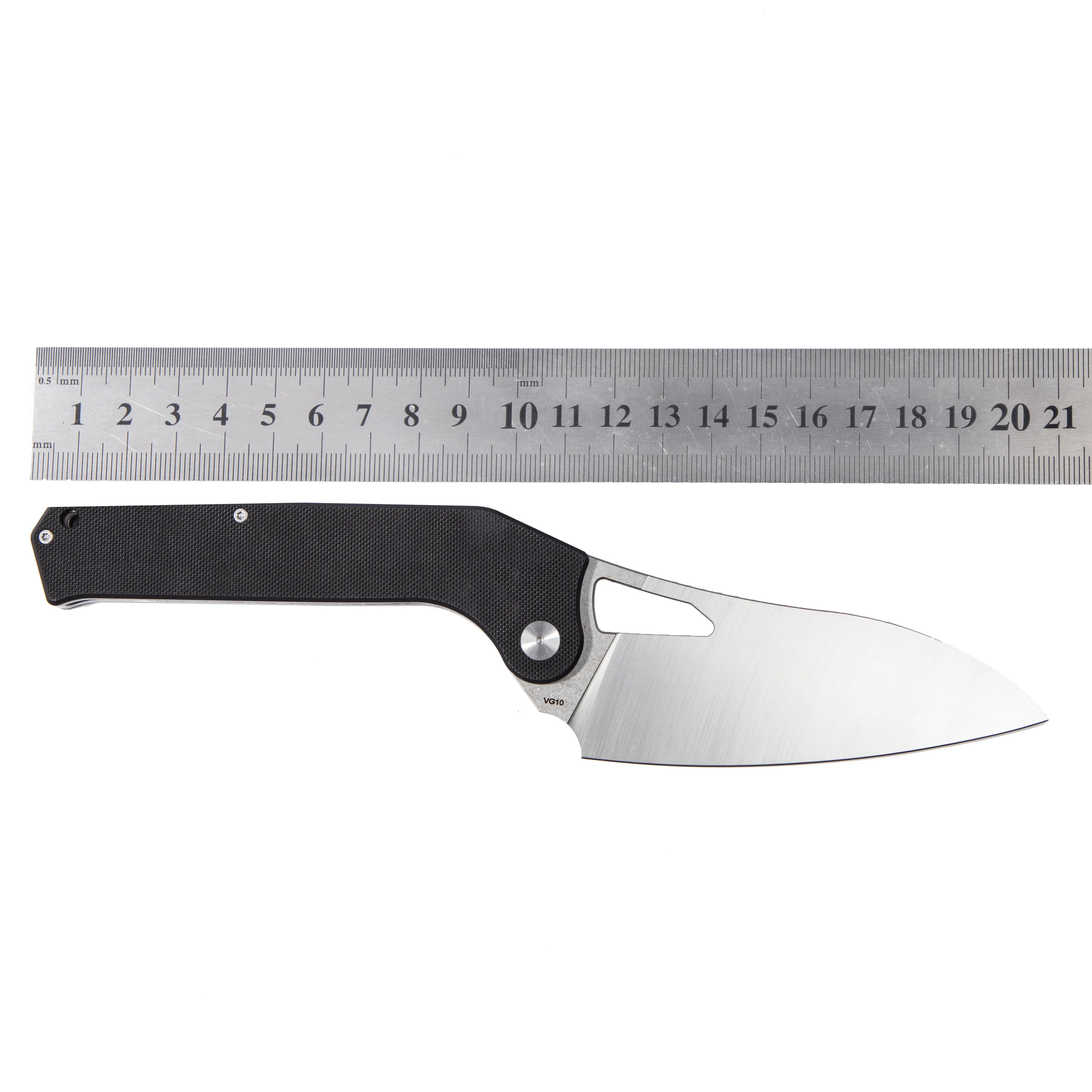 Складной Кухонный Нож шеф-повара TACRAY Складной Походный Нож с лезвием из нержавеющей Стали VG10, противоскользящим и эргономичным дизайном Изображение 0