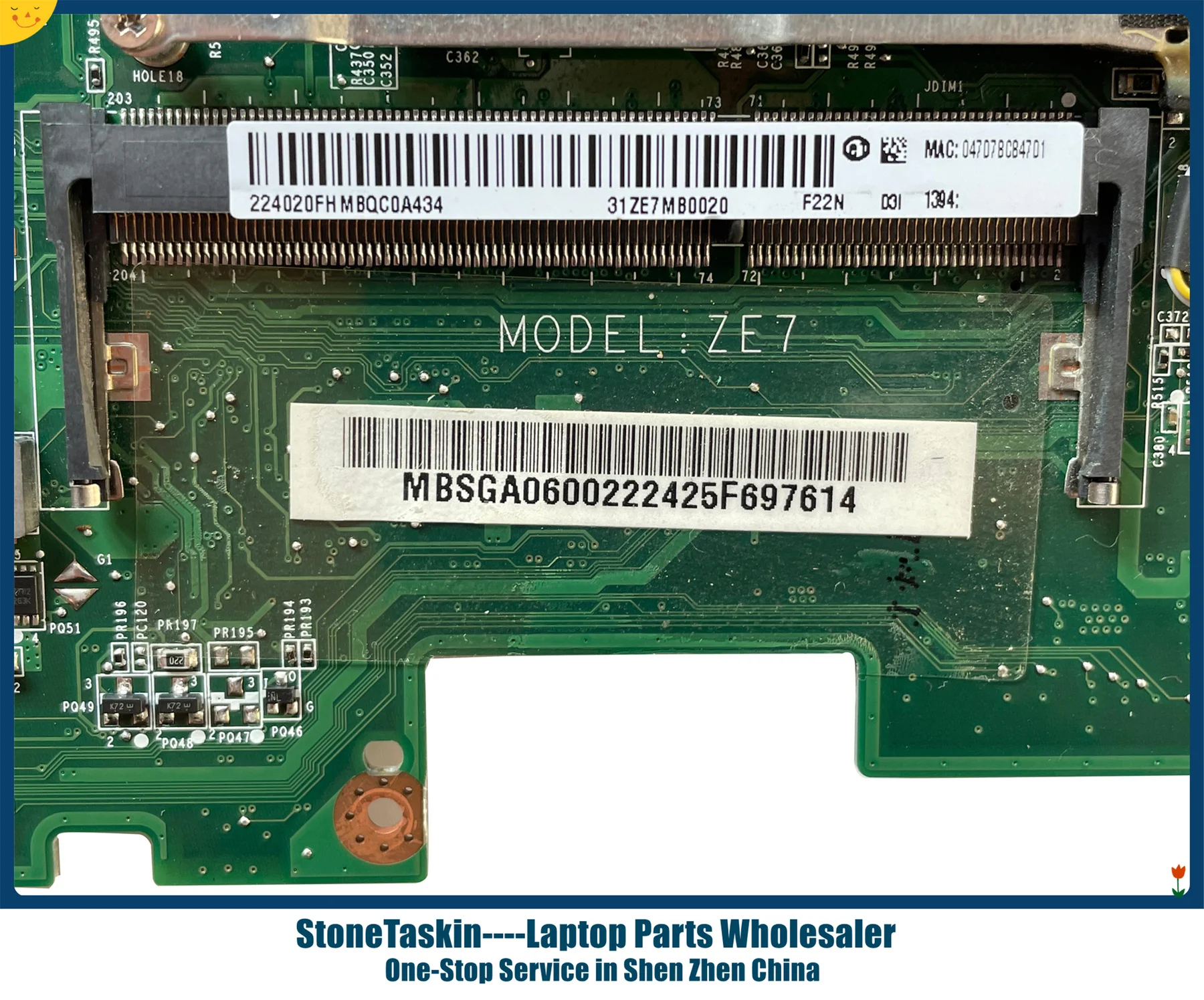 Высококачественная MBSGA06002 Для Acer Aspire One D270 ZE7 Материнская плата ноутбука Atom N2600 1,6 ГГц MB.SGA06.002 DA0ZE7MB6D0 Протестирована Изображение 1