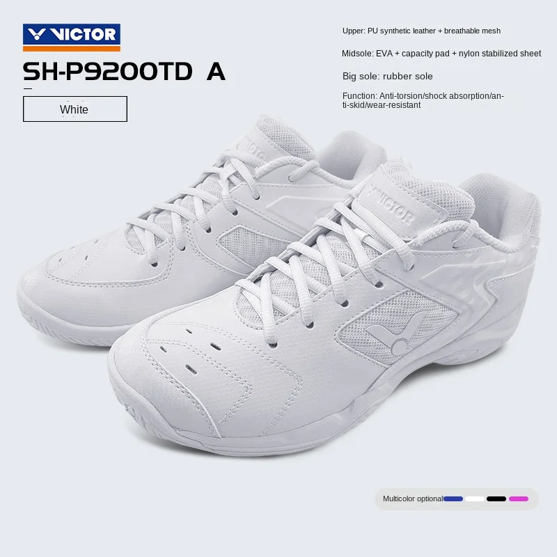 Обувь для бадминтона Новая 2023 оригинальная Victor Для мужчин и женщин, нескользящие спортивные кроссовки с подушками, теннисные Изображение 0