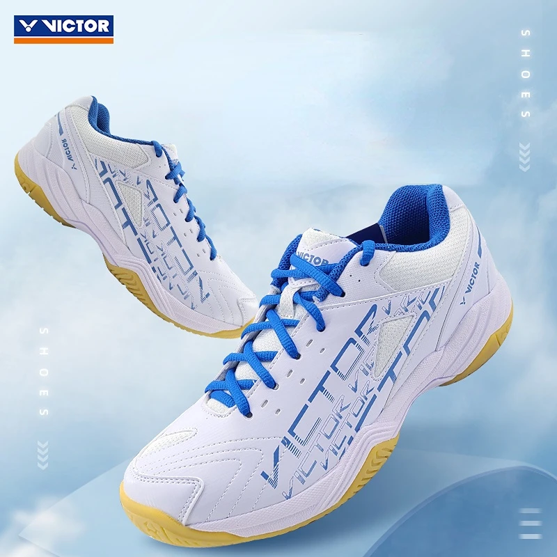 Обувь для бадминтона Новая 2023 оригинальная Victor Для мужчин и женщин, нескользящие спортивные кроссовки с подушками, теннисные Изображение 2