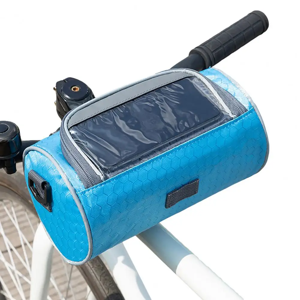 Дизайн ремешка для велосипедной сумки, Ударопрочный на ощупь, прозрачное окно, Пылезащитная велосипедная сумка, Влагостойкая велосипедная сумка для верховой езды Изображение 2