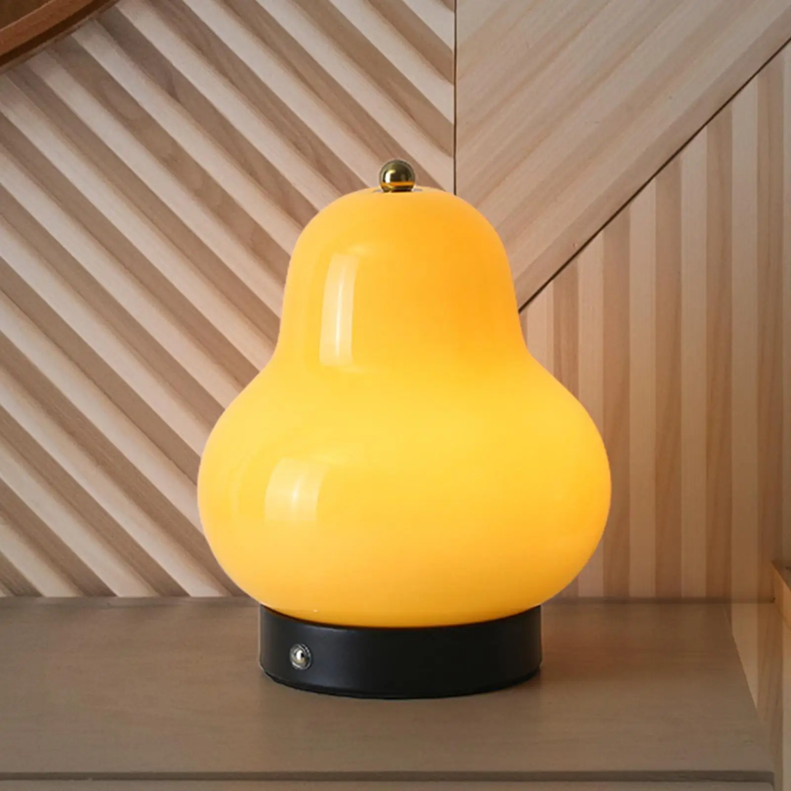 Настольная лампа Груша с сенсорным управлением Современные настольные светильники для прикроватной тумбочки Офисной вечеринки Изображение 4