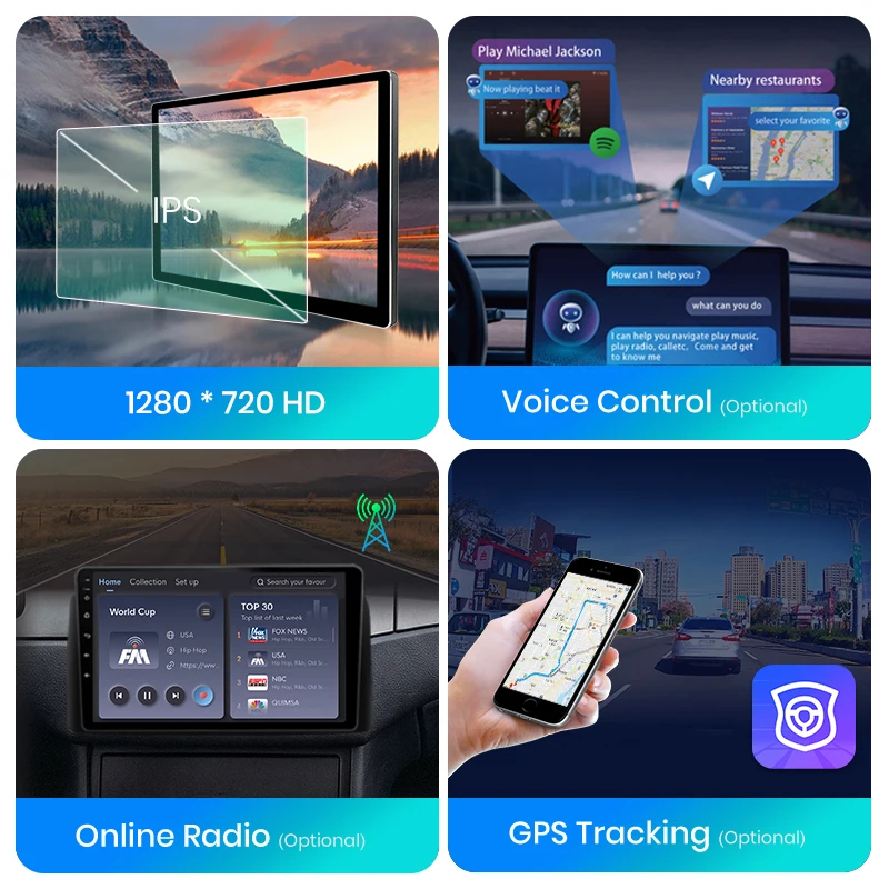 Junsun V1 pro AI Voice 2 din Android Авторадио для Renault Koleos 2008-2016 Автомобильный Радиоприемник Мультимедиа GPS Трек Carplay 2din dvd Изображение 4