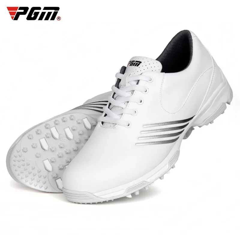 Обувь для гольфа PGM, женская водонепроницаемая спортивная обувь со скрытым каблуком, дышащие нескользящие кроссовки XZ139 Изображение 3