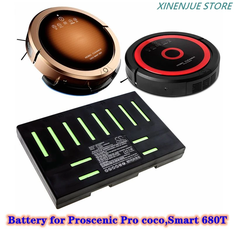 Аккумулятор робота-пылесоса 14,4 В/ 2500 мАч E718074 для Proscenic Pro coco, Smart 680T Изображение 0