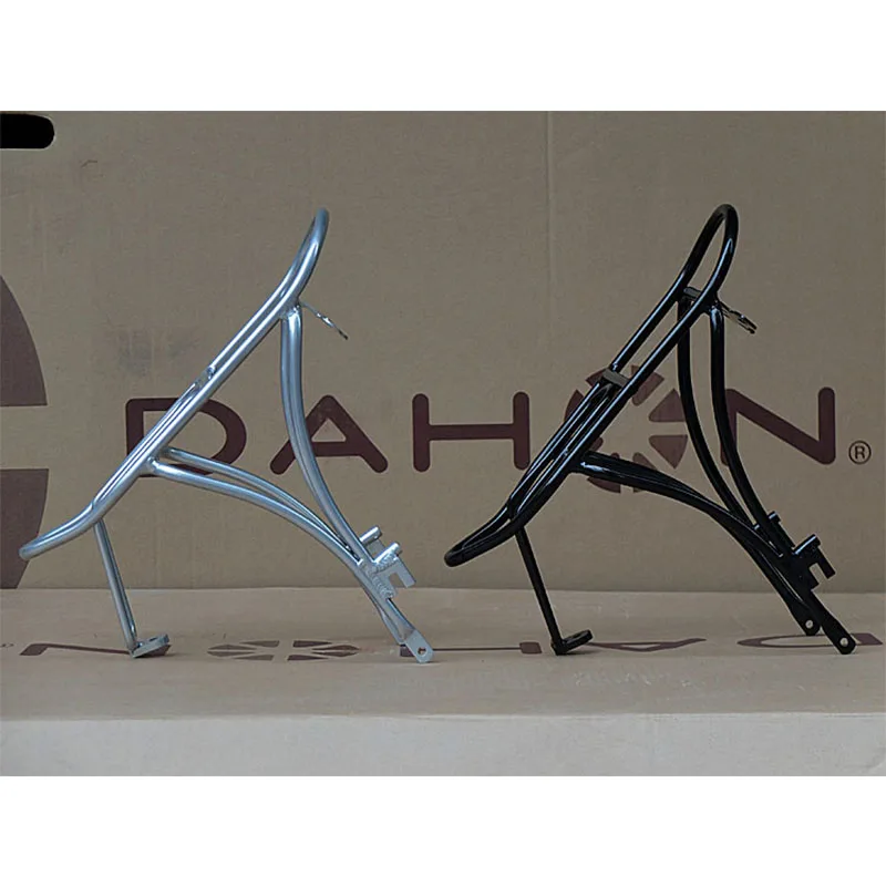 14-дюймовые складные велосипедные задние стойки для Dahon bya412, задняя полка из алюминиевого сплава, задняя стойка для велосипеда, V-образный тормоз Изображение 0