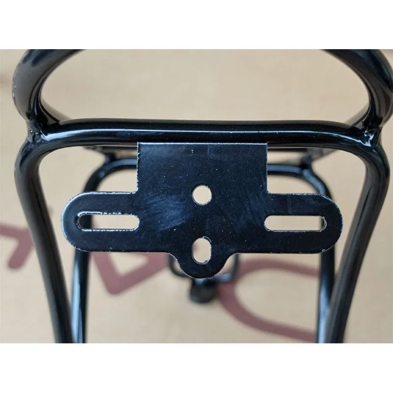 14-дюймовые складные велосипедные задние стойки для Dahon bya412, задняя полка из алюминиевого сплава, задняя стойка для велосипеда, V-образный тормоз Изображение 5